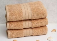 Полотенце TAG - Polosa бежевый (Турция), 50 х 90 см